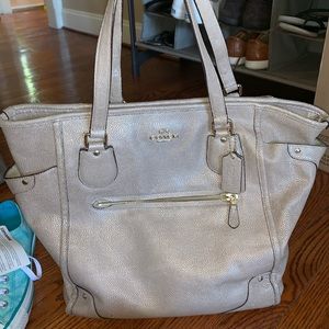 Coach Taupe shoulder bag